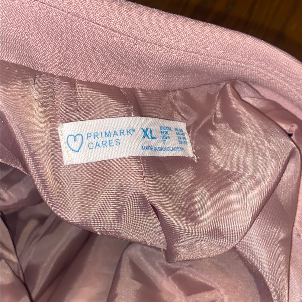 EUC PRIMARK Pink Boyfriend Blazer XL - Picture 4 of 6